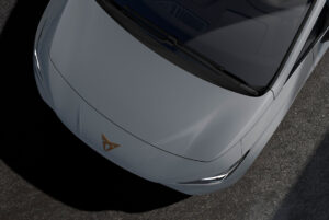 La CUPRA Born grise